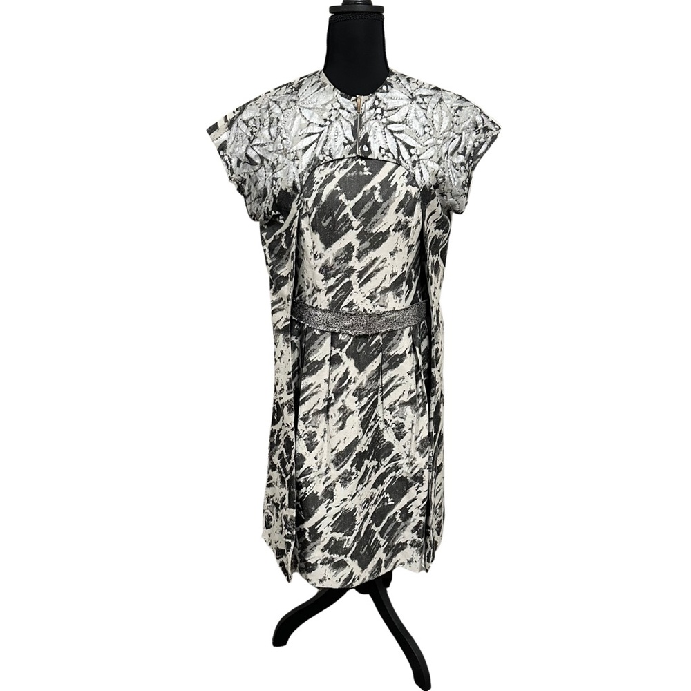 Miri Couture New York Black & Silver Two-Piece Dress Set – Size 8